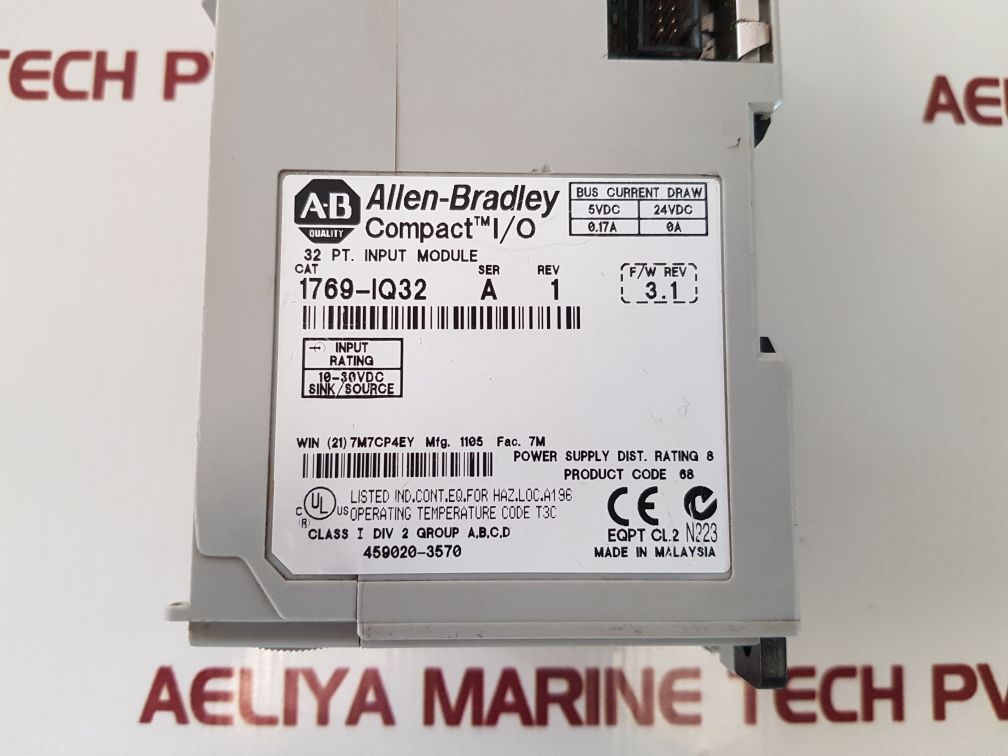 Allen-bradley 1769-iq32 Compact I/O 32 Pt. Input Module