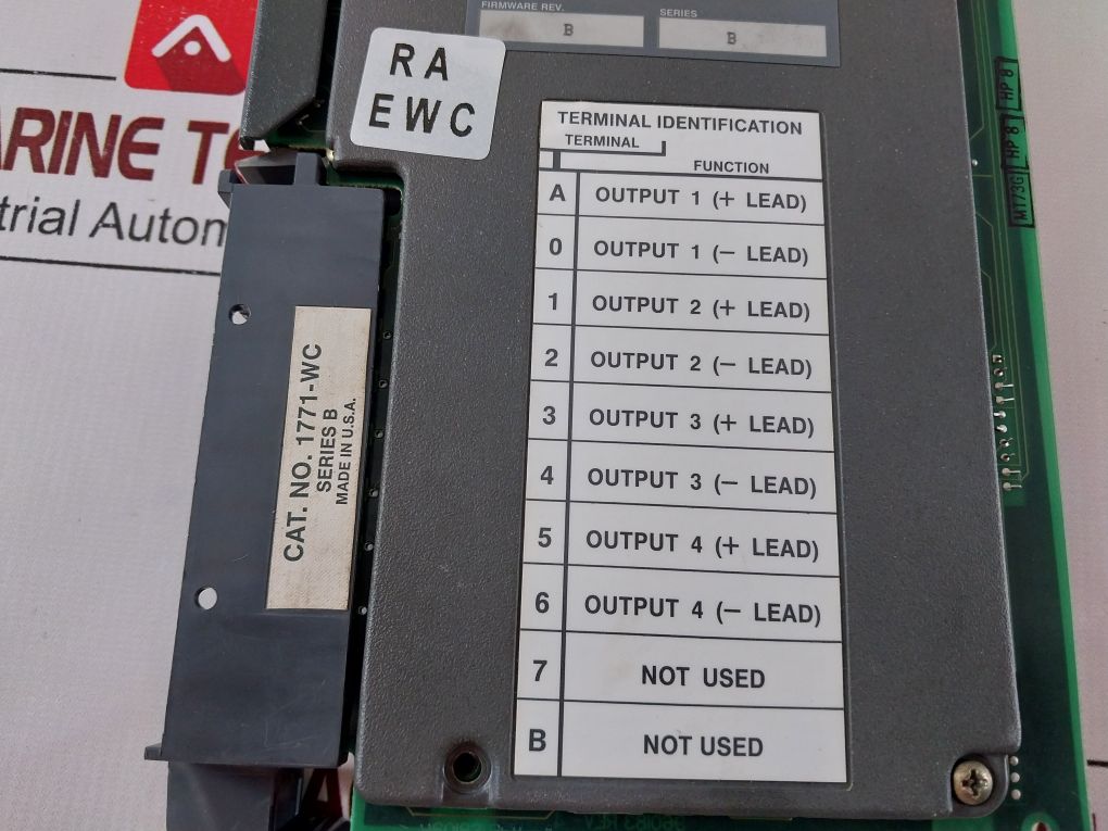 Allen-bradley 1771-0Fe2 B Analog Output Module Series: B With 1771-wc