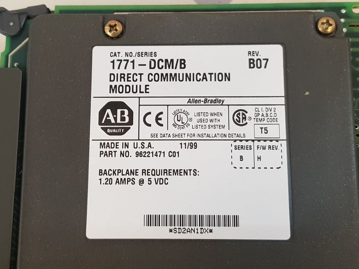 Allen-bradley 1771-dcm/B Direct Communication Module