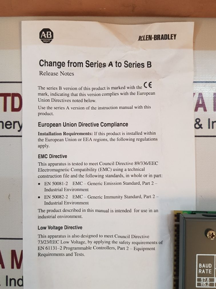 Allen-bradley 1771-dcm/B Direct Communication Module