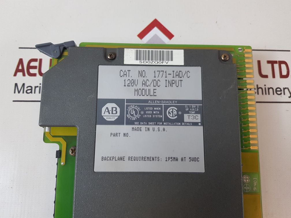 Allen-bradley 1771-iad/C Ac/Dc Input Module