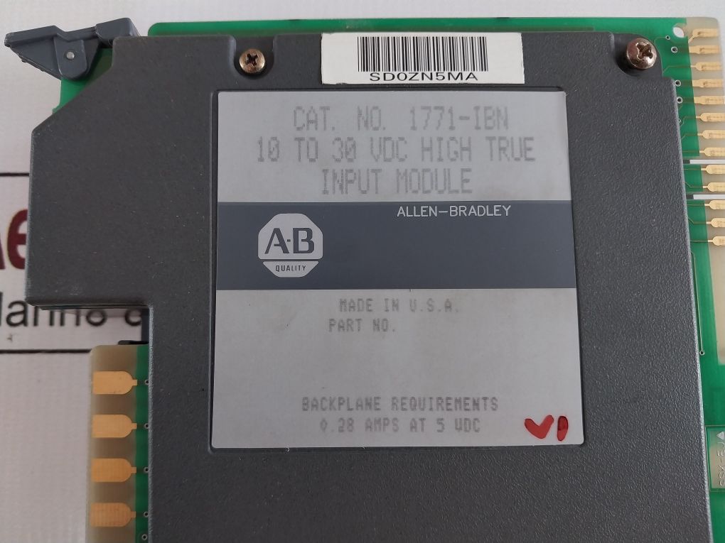 Allen-bradley 1771-ibn 10 To 30 Vdc High True Input Module