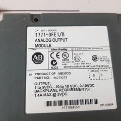 Allen-bradley 1771-ofe1 Analog Output Module