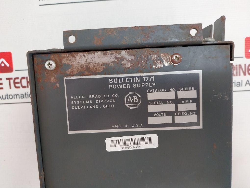 Allen-bradley 1771-pa Power Supply 6.5 Amps 50/60Hz