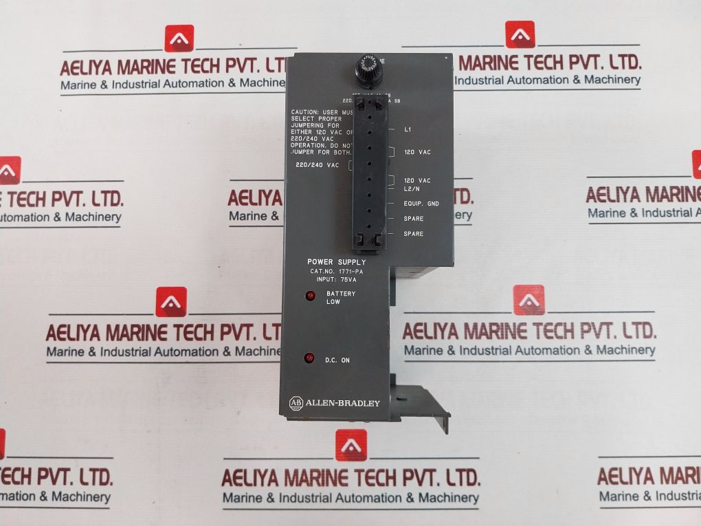 Allen-bradley 1771-pa Power Supply 6.5 Amps 50/60Hz