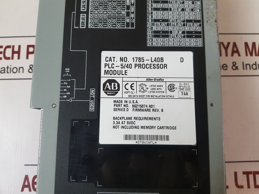 Allen-bradley 1785-l40B Controller