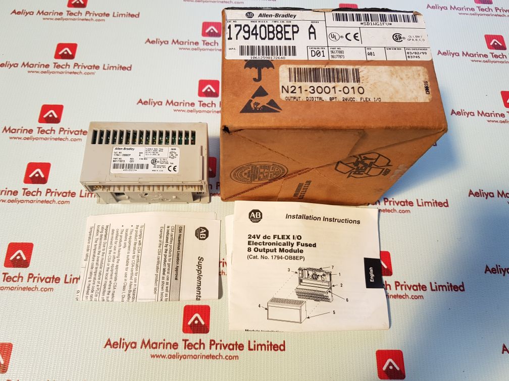 Allen-bradley 1794-0B8Ep Ser.A Flex IO Digital Output Module