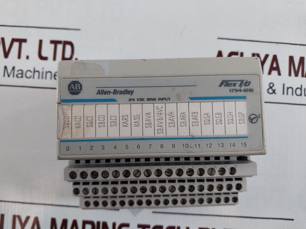 Allen-bradley 1794-ib16 Flex I/O Digital Input Module 24 Vdc