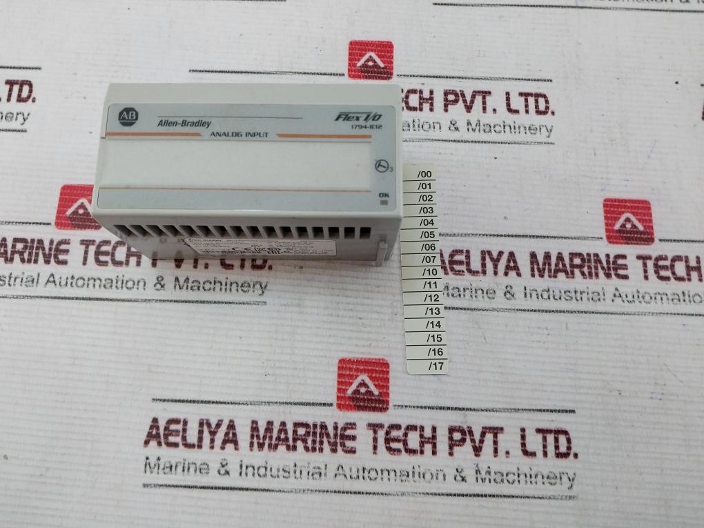 Allen-bradley 1794-ie12 Flex I/O Analog Input Module 24V Dc 30Ma