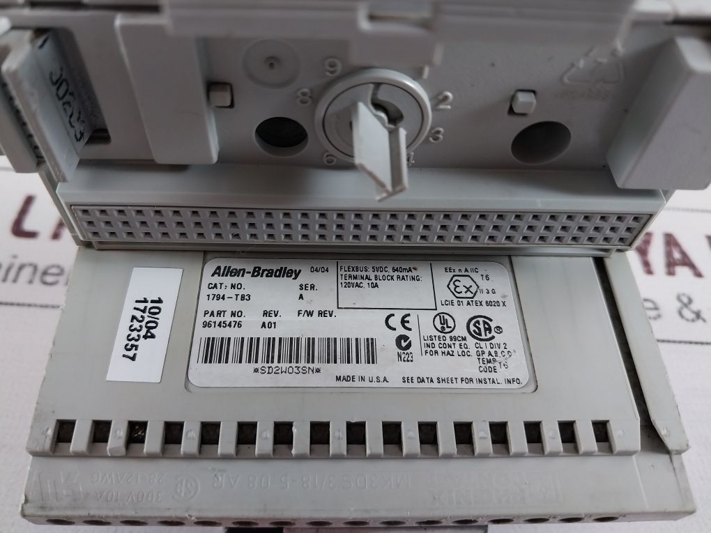 Allen-bradley 1794-tb3 Div 2
