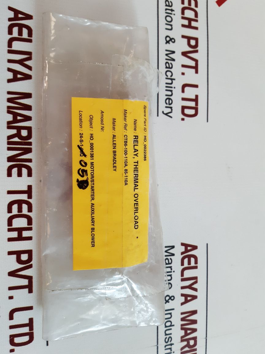 Allen-bradley 193-ef1A Electronic Motor Protection Relay