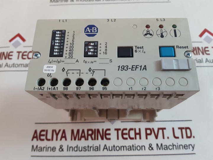 Allen-bradley 193-ef1A Electronic Motor Protection Relay
