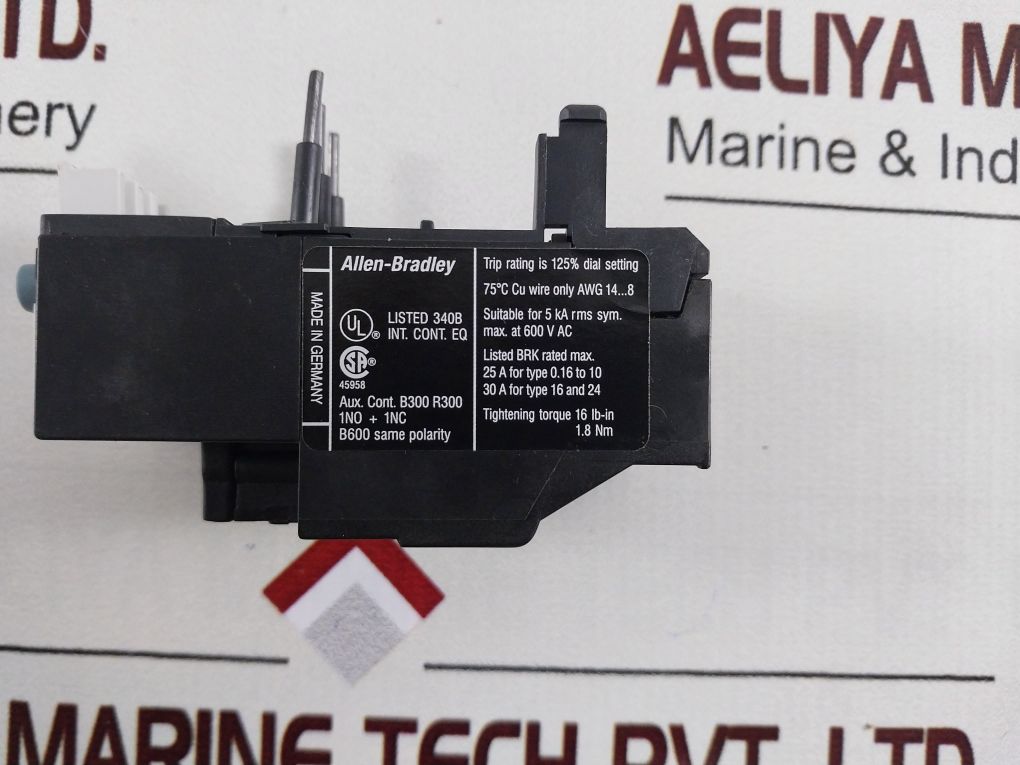 Allen-bradley 193-ta B40 Ser.A Thermal Overload Relay