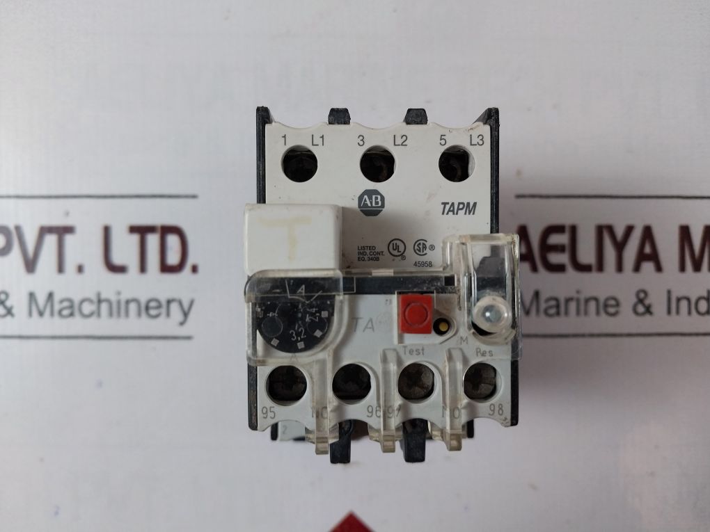 Allen-bradley 193-tab40 Overload Relay With Adapter
