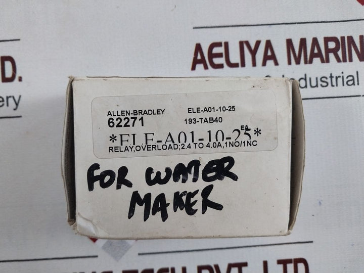 Allen-bradley 193-tab40 Thermal Overload Relay