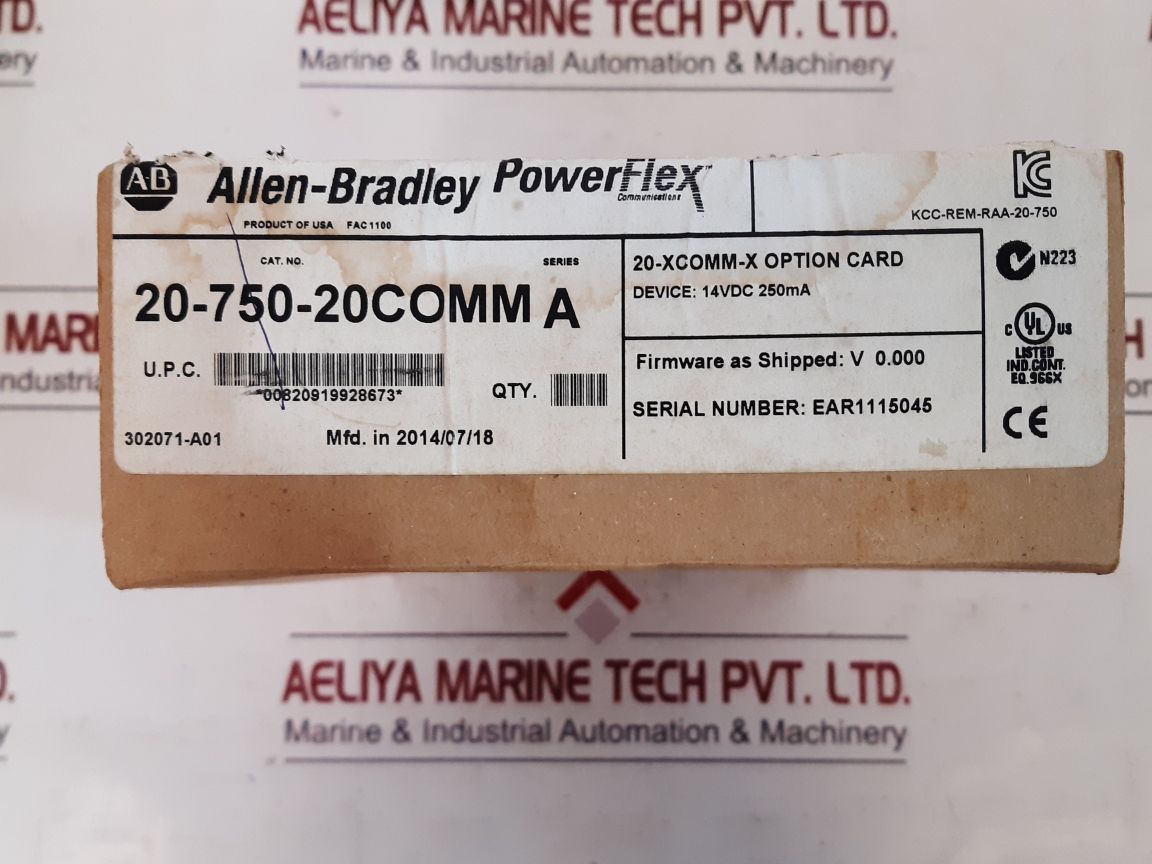 Allen-bradley 20-750-20comm series a option card