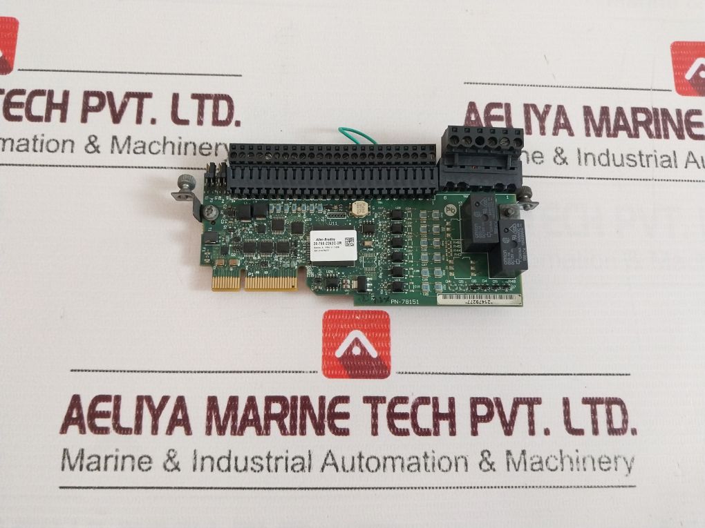 Allen-bradley 20-750-2262C-2R Series A Powerflex 78151 I/O Option Module 24 Vdc

