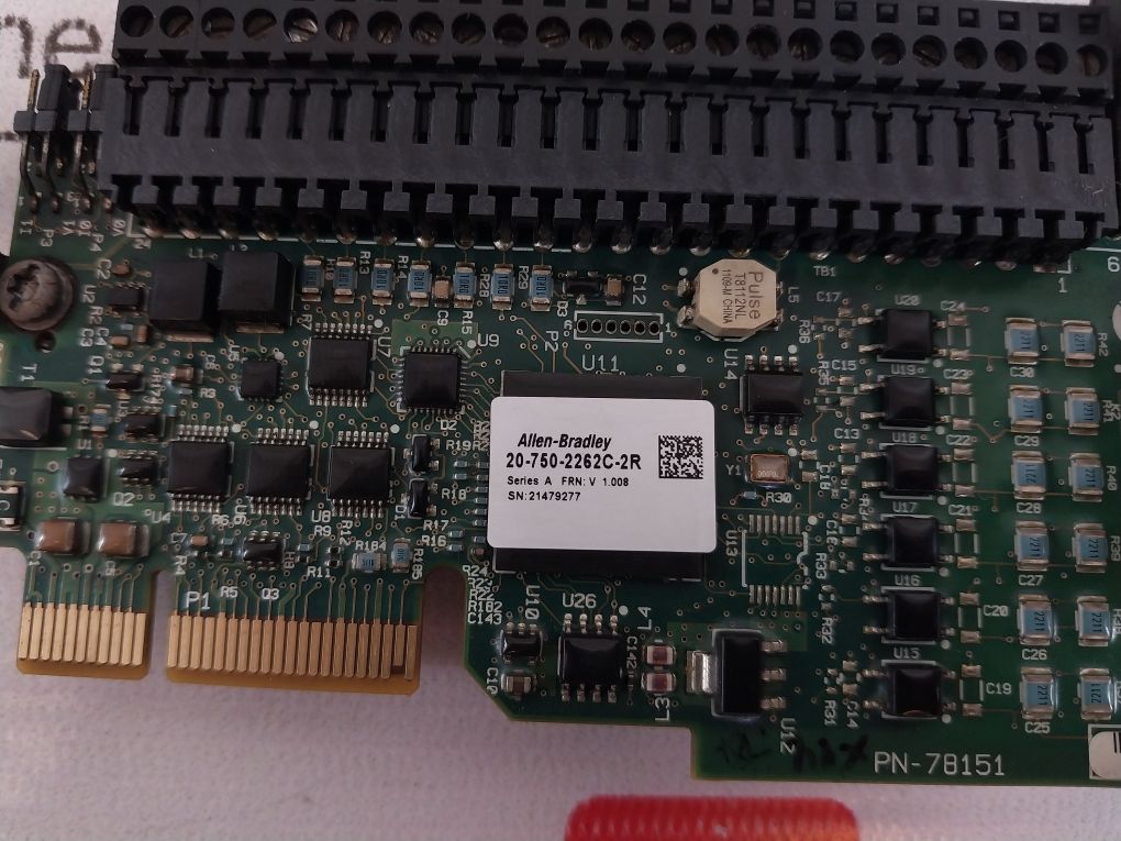 Allen-bradley 20-750-2262C-2R Series A Powerflex 78151 I/O Option Module 24 Vdc