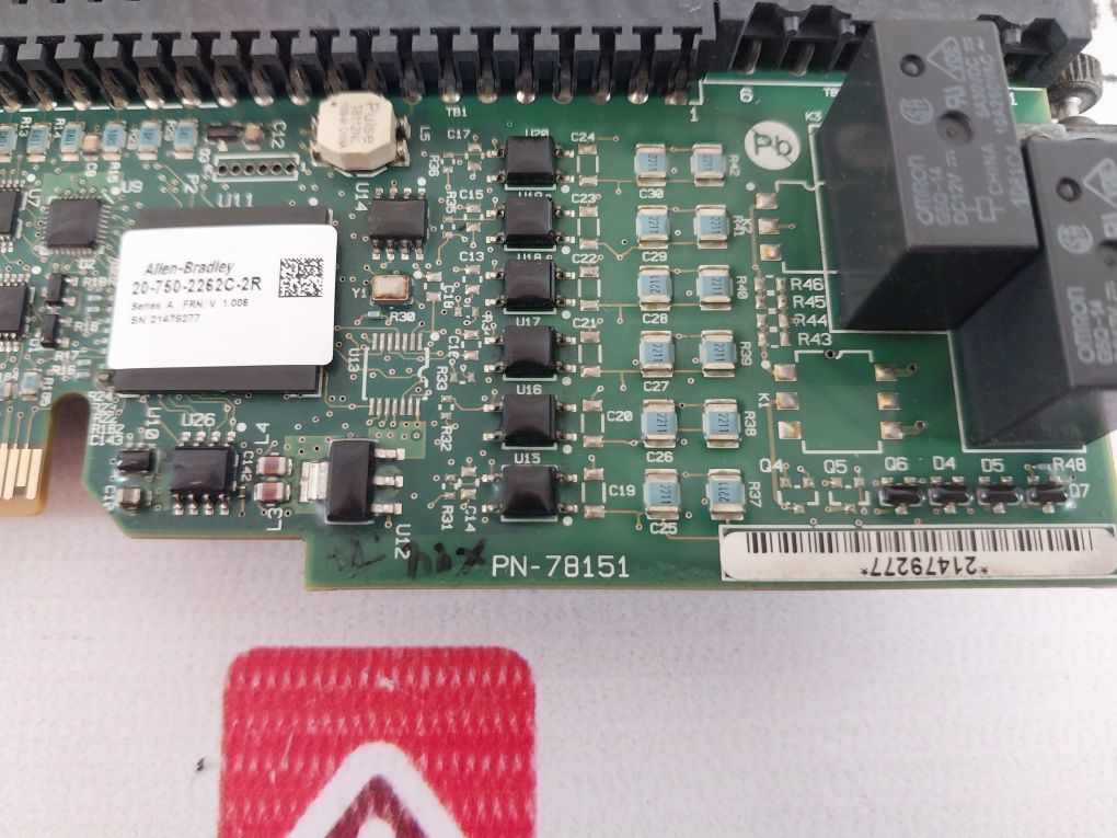 Allen-bradley 20-750-2262C-2R Series A Powerflex 78151 I/O Option Module 24 Vdc
