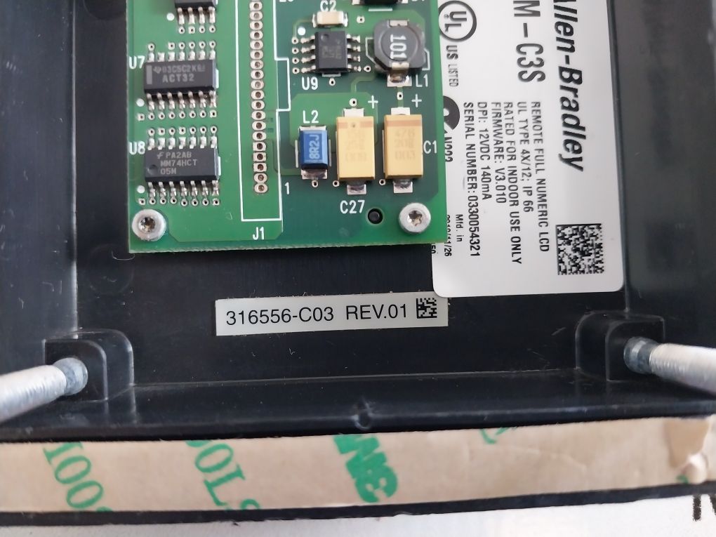 Allen-bradley 20-him-c3S Remote Full Numeric Lcd Display