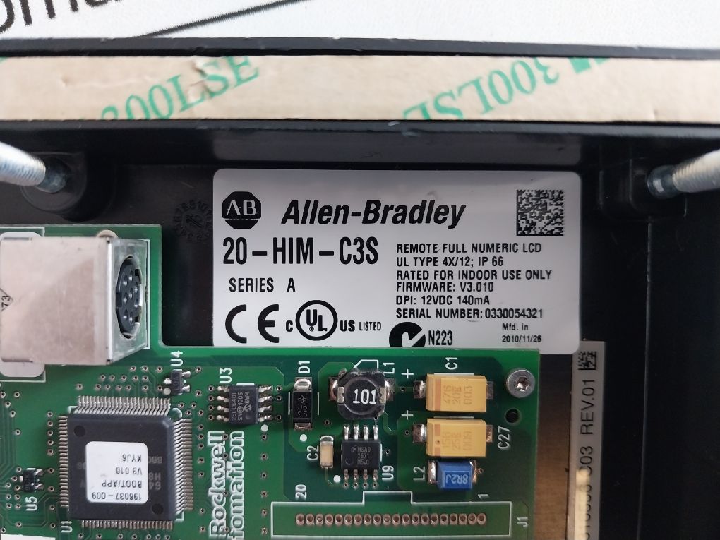 Allen-bradley 20-him-c3S Remote Full Numeric Lcd Display