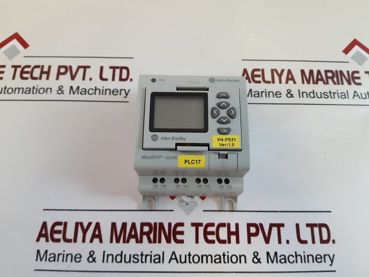 Allen-bradley 2080-lc10-12Qwb Ser.A Micro810 Controller
