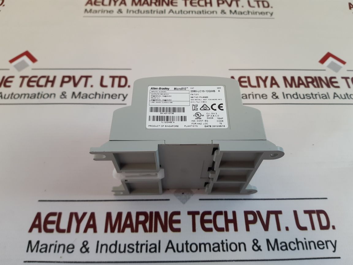 Allen-bradley 2080-lc10-12Qwb Ser.A Micro810 Controller
