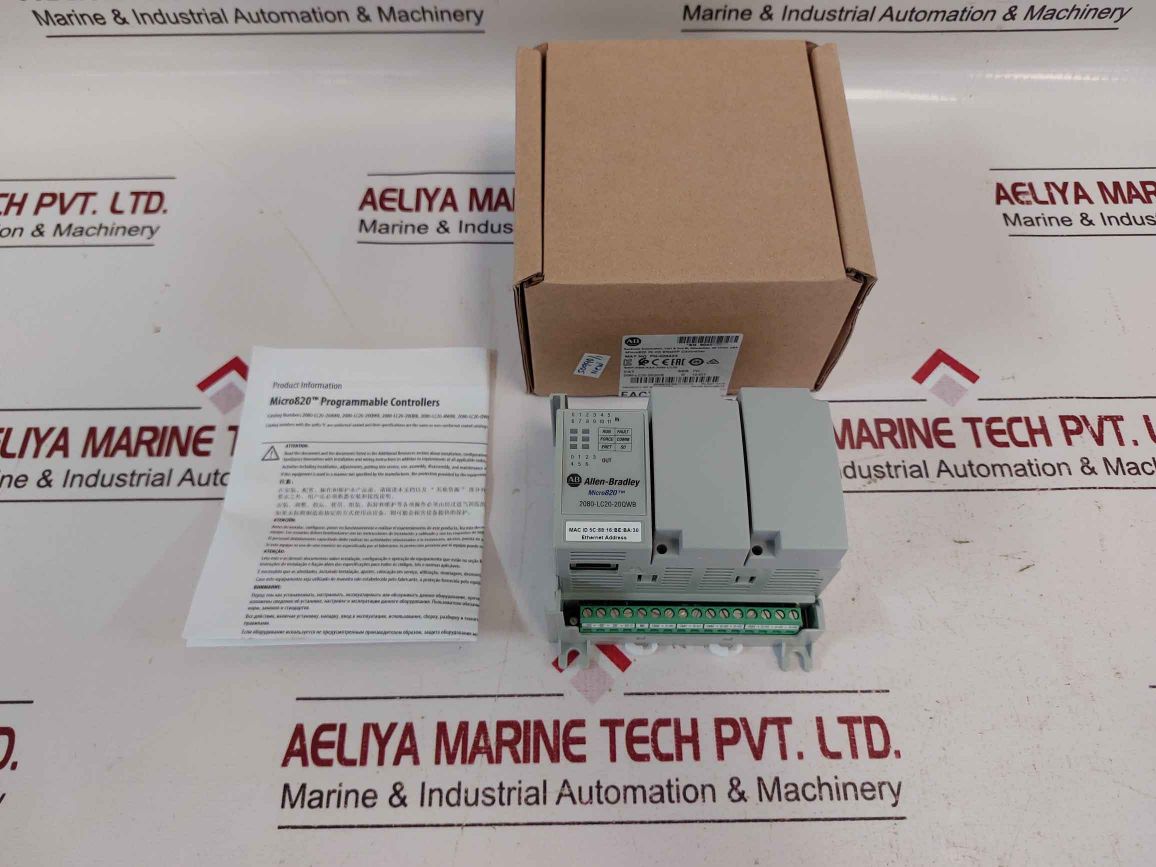 Allen-bradley 2080-lc20-20Qwb Micro820 Programmable Controllers Open Box