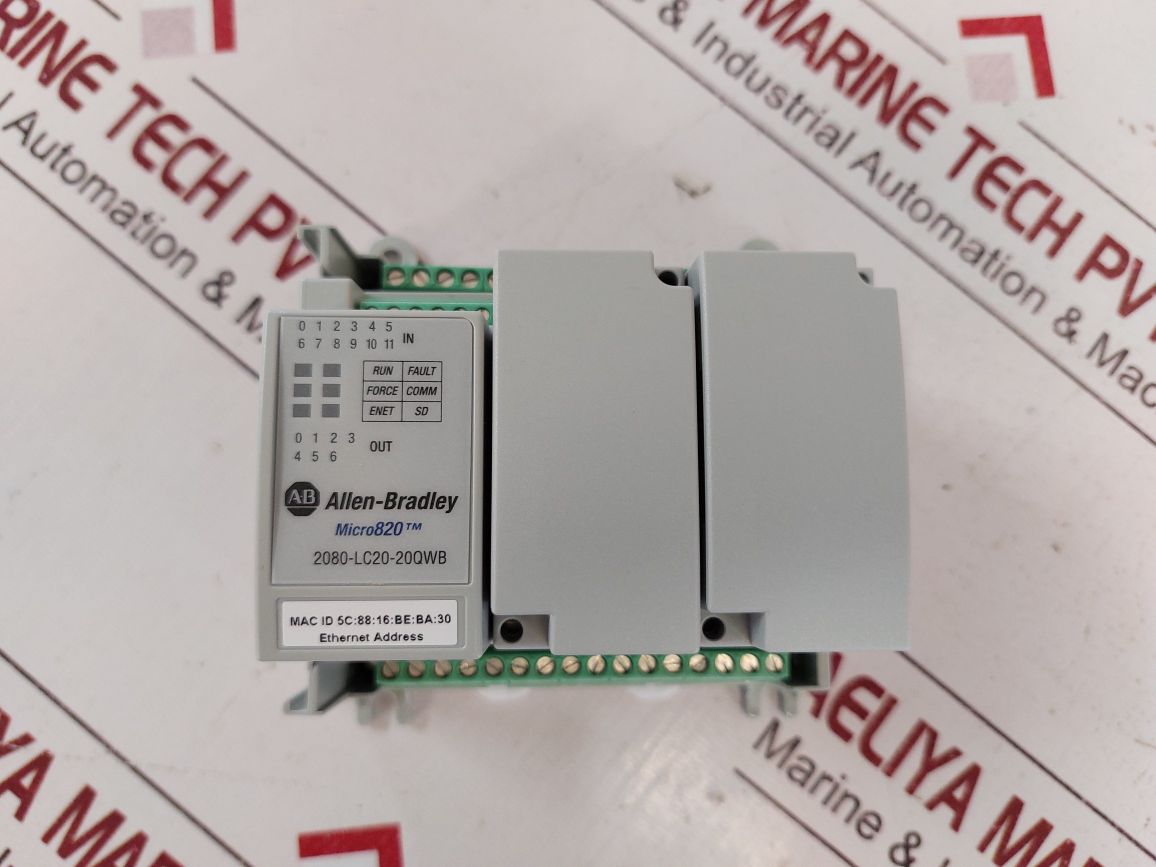 Micro820 Controller Allen-bradley 2080-lc20-20Qwb Micro820 Programmable Controllers Open ...