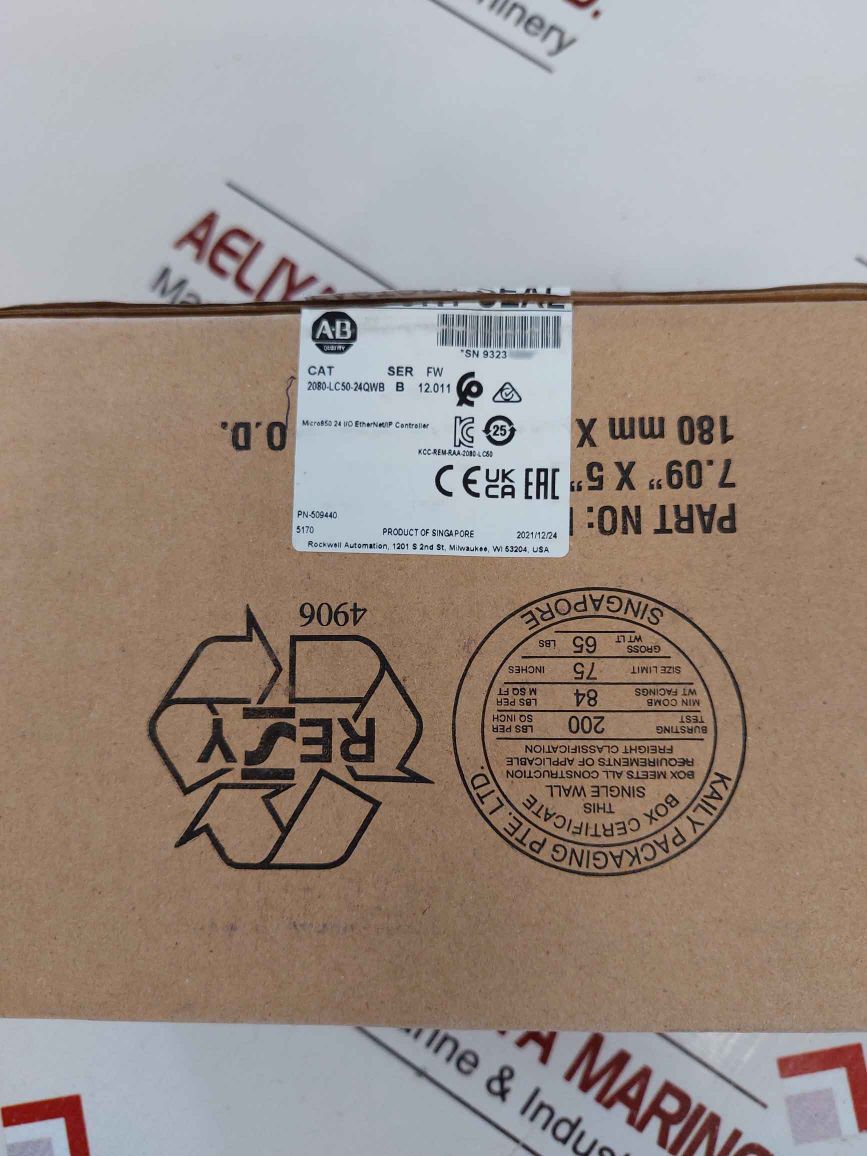 Allen-bradley 2080-lc50-24Qwb Micro850 24-point Programmable Controllers Open Box