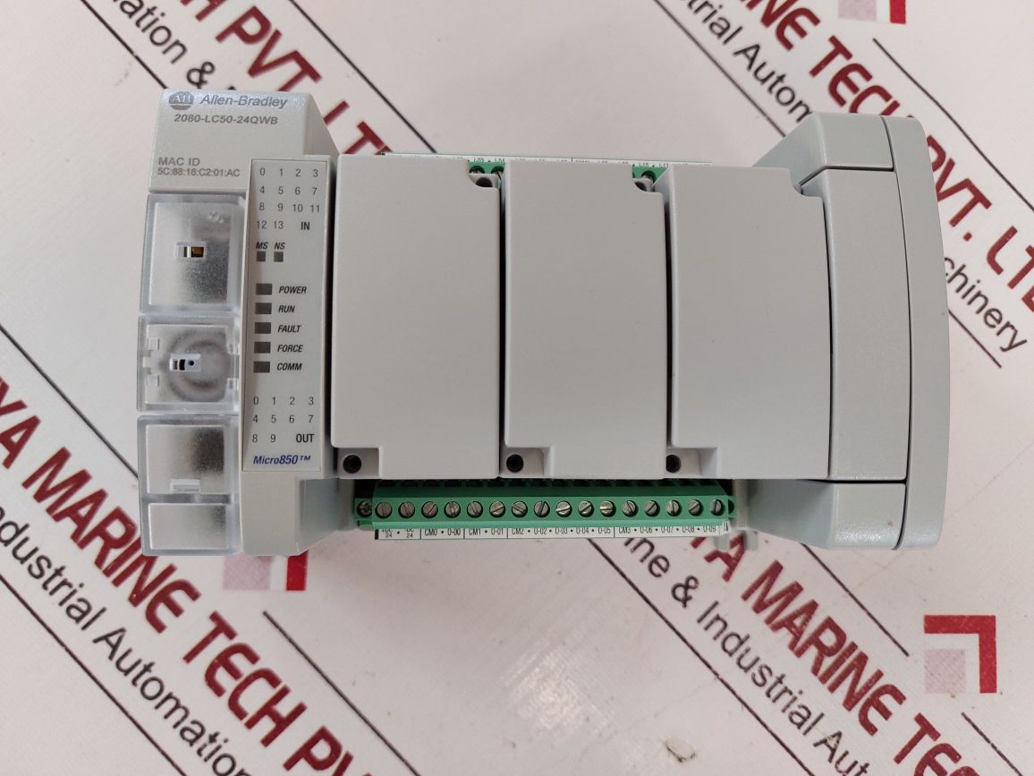 Allen-bradley 2080-lc50-24Qwb Micro850 24-point Programmable ...