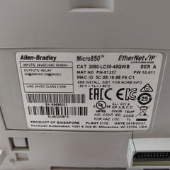 Allen-bradley 2080-lc50-48Qwb Micro850 Controller