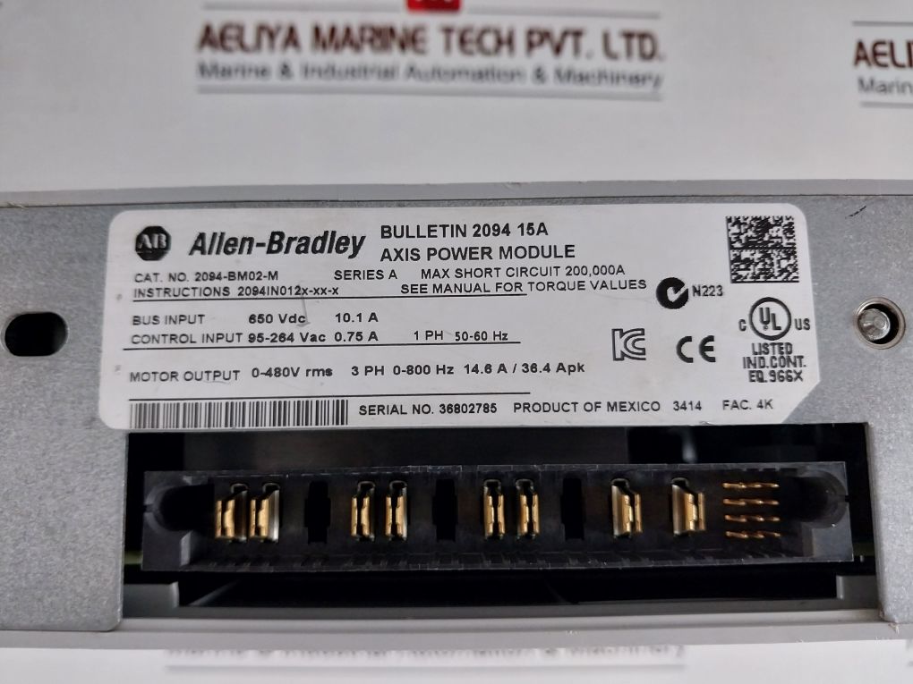 Allen-bradley 2094-bm02-m Axis Power Module