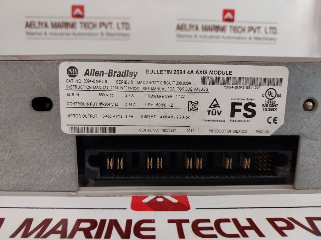 Allen-bradley Kinetix 6000 2094-bmp5-s Servo Drive/Axis Module