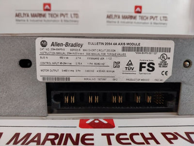 Allen-bradley Kinetix 6000 2094-bmp5-s Servo Drive/Axis Module