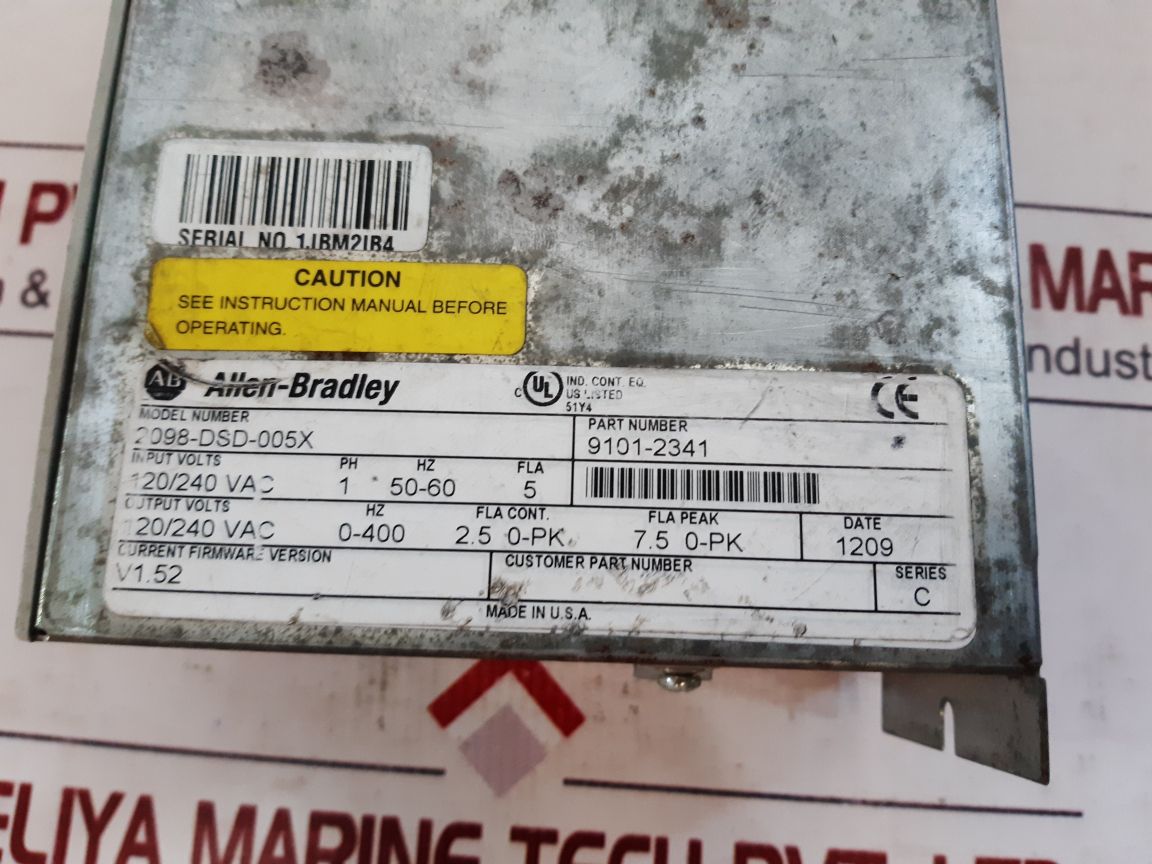 Allen-bradley 2098-dsd-005X Servo Drive Ultra 3000I