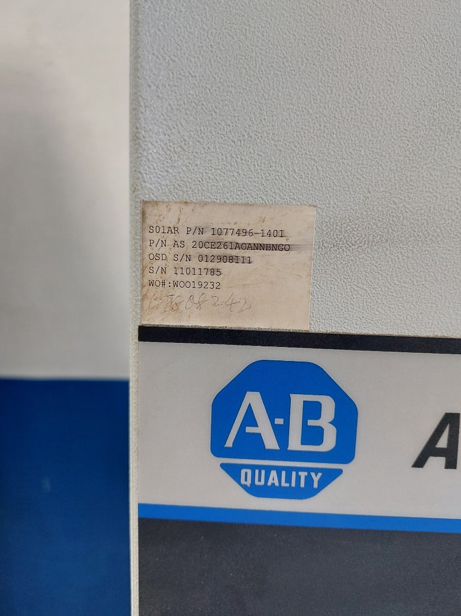 Allen-bradley 20Ce261A0Annbng0 Frequency Drive