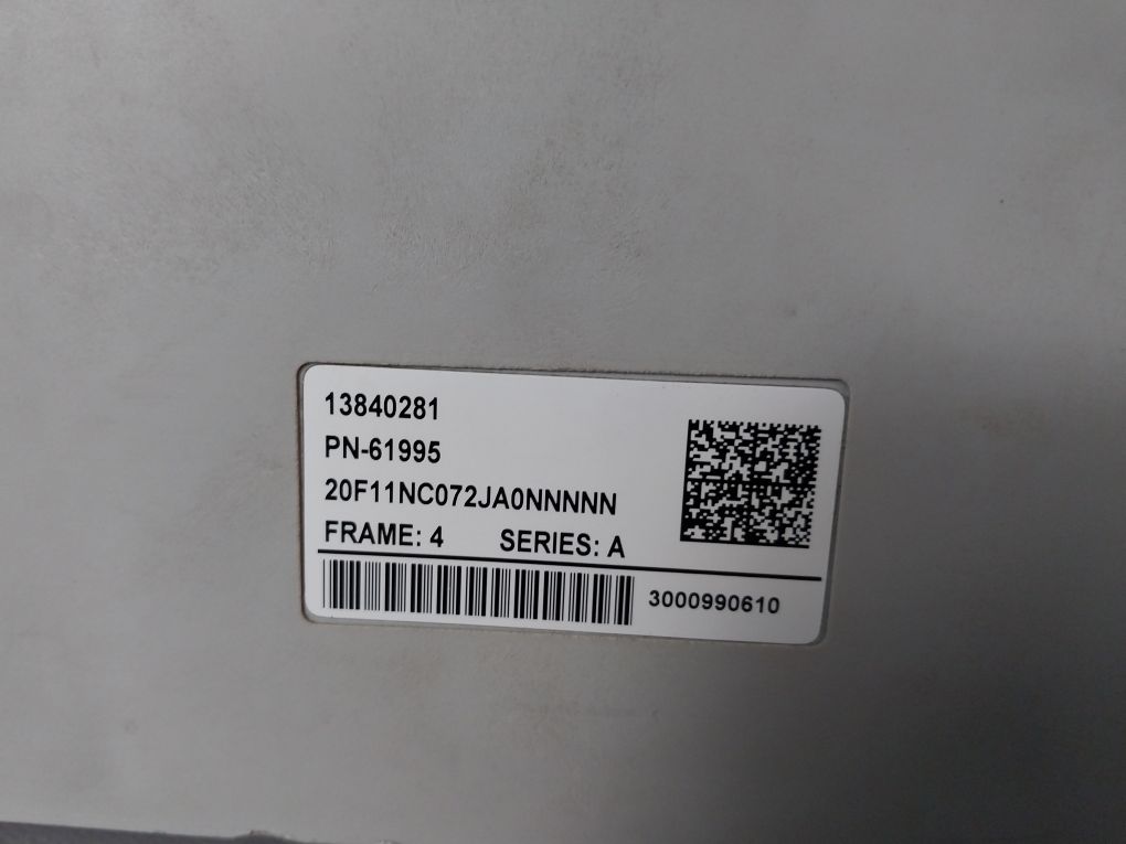 Allen-bradley 20F11Nc072Ja0Nnnnn Series: A Powerflex 753 Controller -not Working