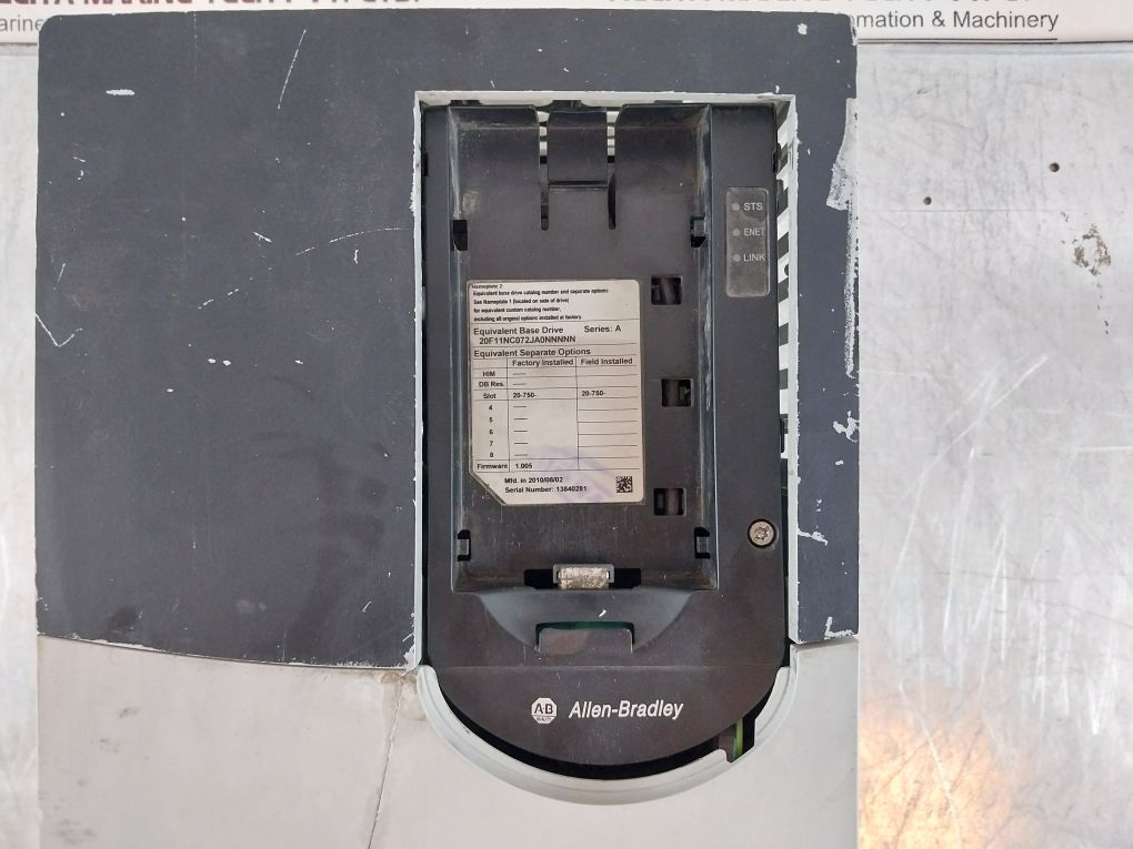 Allen-bradley 20F11Nc072Ja0Nnnnn Series: A Powerflex 753 Controller -not Working