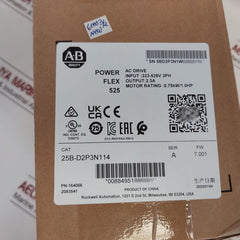 Allen-bradley 25B-d2P3N114 Ser.A Powerflex 525 Frequency Ac Drive Open Box