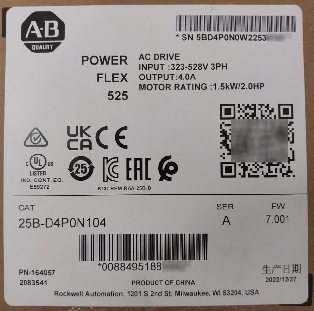 Allen-bradley 25B-d4P0N104