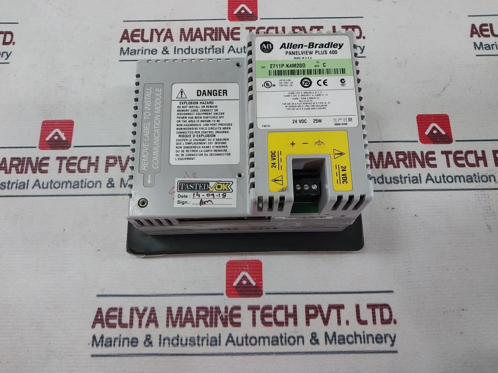 Allen-bradley 2711P-k4M20D Touch Ser.C Panelview Plus400 Interface Panel Forpart