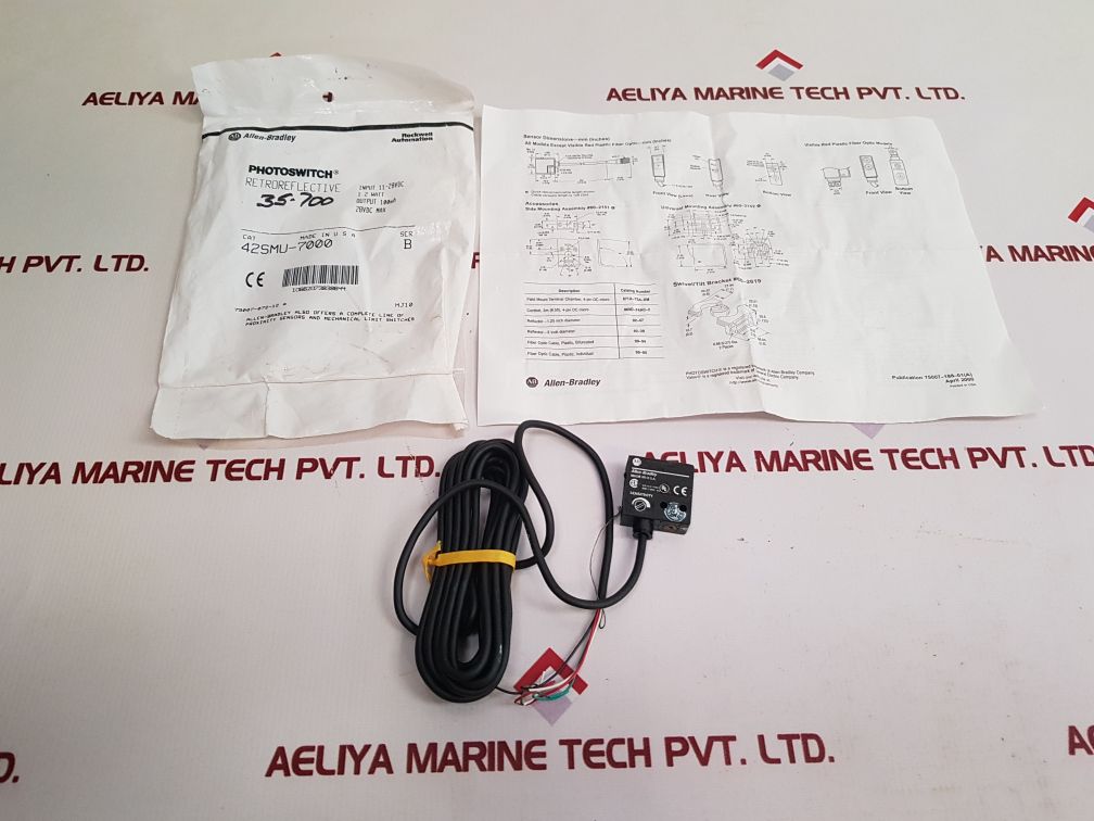 Allen-bradley 42Smu-7000 Ser B Retroreflective Proximity Sensor
