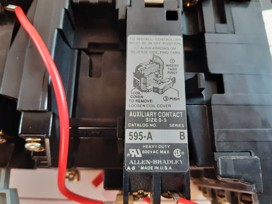 Allen-bradley 509-a0d ser.b motor starter
