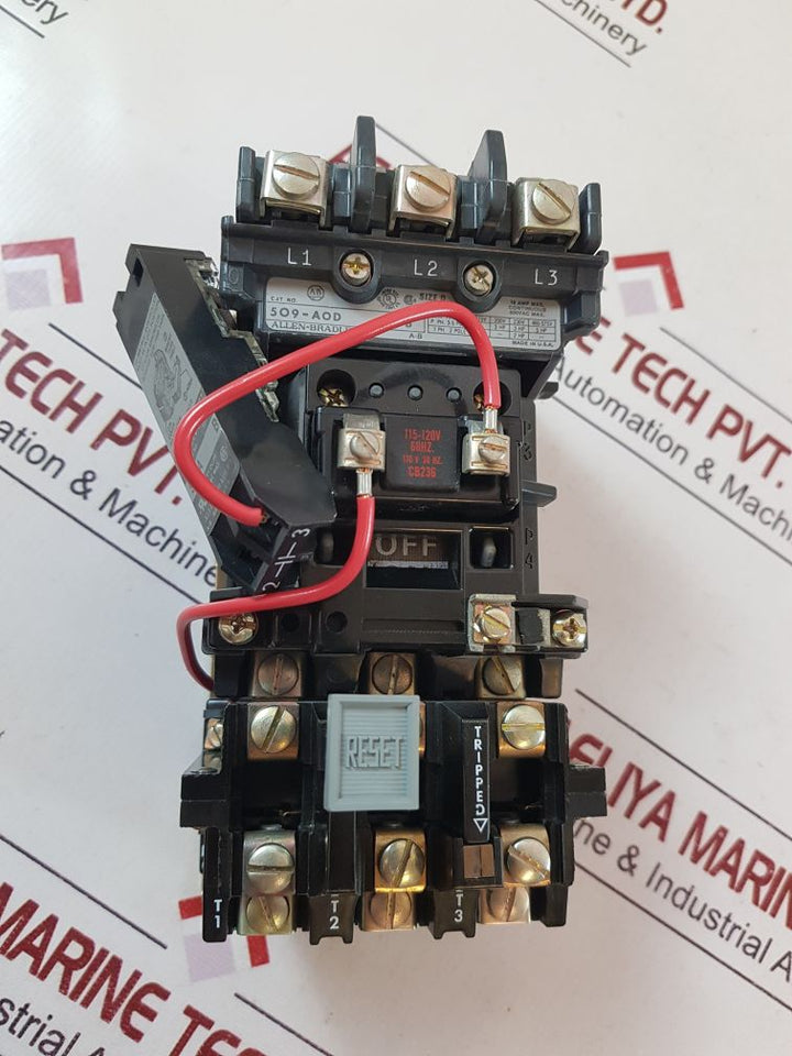 Allen-bradley 509-aod ser.b motor starter