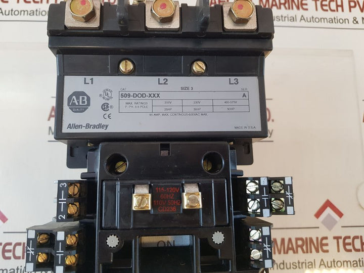 Allen-bradley 509-dod-xxx Ser.A Motor Starter

