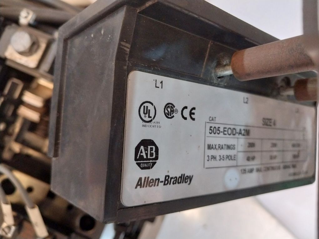 Allen Bradley 505-eod-a2M Reversing Starter 460-575V 100Hp