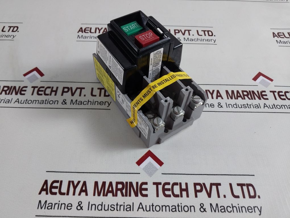 Allen-bradley 609-bow Ser: G Manual Start Push Button Control