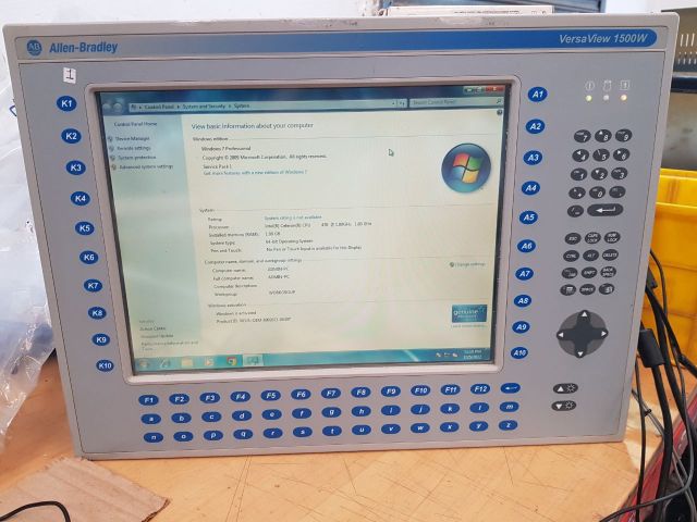 Allen-bradley 6180W-15Bp2Khdc Rev: E Ser: A Display Panel Versa View 1500W