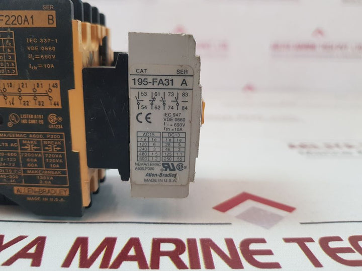 Allen-bradley 700-f220A1 Control Relay
